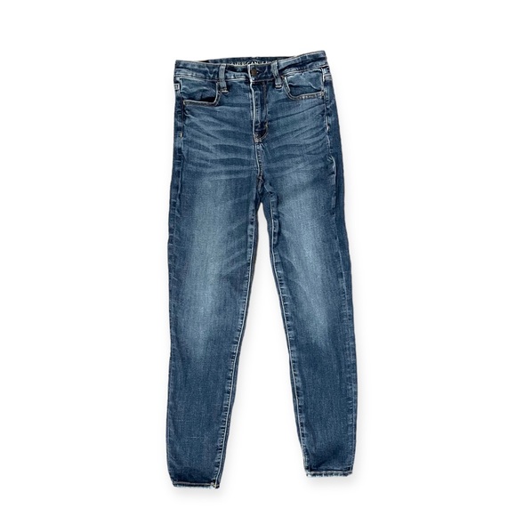 American Eagle Super High Rise Jegging 4 Regular - Picture 1 of 9